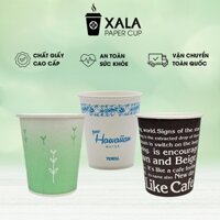 2000 ly cốc giấy cafe 7oz họa tiết in các màu 210ml