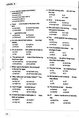 2000 Tests Advanced Level