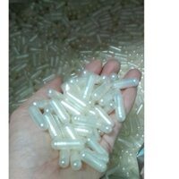 2000 vỏ nang rổng màu trắng bạc , size số 0, viên con nhộng rổng