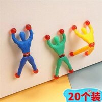 [20.000 lời khen ngợi] Đồ chơi trẻ em Leo tường Đồ chơi Người Nhện Siêu nhân Sticky Mở Hộp Người Nhện Lật Tay