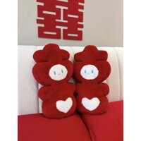 [20.000 Người Khen ngợi] Xiaohongshu Phong Cách Đám Cưới Báo Chí Giường Búp Bê Nhân Vật Hạnh Phúc Phòng Cưới Cặp Búp Bê Giường Cưới Trang Trí Quà Tặng xx3.12