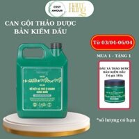 [2000ml] Gội xả thảo dược NAM NUNG xanh lá kiềm dầu, hỗ trợ giảm rụng, dưỡng tóc mềm mượt