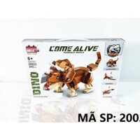 20023 HỘP LOGO RÁP KHỦNG LONG 292 MIẾNG Come Alive