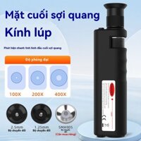 200/400Kính Lúp Sợi Quang Cầm Tay/Kính Hiển Vi Máy Dò Bề Mặt Gốm Sợi Quang SCFCSTLC