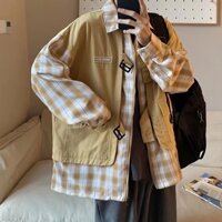 2005 Người Bộ Sưu Tập Giả Hai Mảnh Áo Vest Nam Xuân Thu Bông Tai Kẹp Phong Cách Hợp Thời Trang Rời Sinh Viên Xù Đẹp Trai Tất Cả Trận Đấu Áo Khoác Thường Ngày