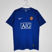 2008 / 09 Manchester United Áo bóng đá ngắn tay cổ điển S-XXL Áo khô nhanh AAA