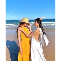 [200812 ] 🌵🌵 Đầm Maxi yếm hở lưng dành cho đôi bạn thân mùa hè 2020🌵🌵