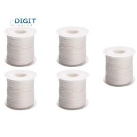 200feet / 61Meter Nến Trắng bấc Bông Nến Dệt bấc cho DIY Nến Làm Chất Liệu Lõi Sáp Không Khói