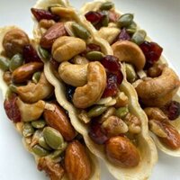 (200g) Bánh thuyền siêu hạt ăn kiêng, Bánh hỗ trợ giảm cân không đường, bánh hạt dinh dưỡng ngũ cốc