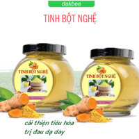 200g Tinh bột nghệ tăng cường sức khỏe, giảm đau dạ dày (lọ thủy tinh)