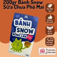 200gr Bánh Snow BLan Sữa Chua Phô Mai, 18-20 bánh, Đồ Ăn Vặt SNACK Food Bánh Quy Thức Ăn