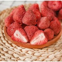 [200gr]Dâu tây sấy giòn Tiệm Ăn Vặt Nhà Gofh chính hãng dâu tây sấy giòn khô 500gr đà lạt thăng hoa