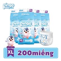 200miếng Tã/bỉm QUẦN XL Pingo Baby cao cấp thấm tốt