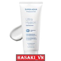 200ML Kem Tẩy Trang Missha Super Aqua Ultra Hyalon Cleansing Cream