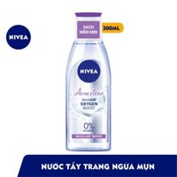 [200ml] Nước tẩy trang Nivea cho da mụn Acne Care Makeup Clear Micellar Water chính hãng