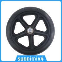 [200mm (6 ") Thay thế bánh xe lăn cao su màu xám hạng nặng phía trước