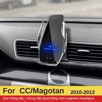 2010-2013 Dành Cho Xe Volkswagen VW CC Magotan Giá Đỡ Điện Thoại Sạc Không Dây Ô Tô Điện Thoại Di Động Gắn Điều Hướng Chân Đế GPS Hỗ Trợ