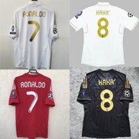 2011 2012 Real MADRID Sân khách 3RD RONALDO 7 KAKA 8 UCL Áo bóng đá thể thao cổ điển chất lượng cao