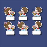 20/11-Set 50 tag   học sinh quàng khăn đỏ