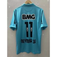 2012 2013 Santos3RD NEYMAR JR Áo thun bóng đá cổ điển thứ ba chất lượng hàng đầu