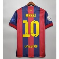 2014 2015 Barcelona Nhà Retro Jersey Bóng Đá NEYMAR JR MESSI Vintage Nam Áo Sơ Mi Bóng Đá