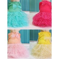 2018 Đồ Mặc Thú Cưng Mới Đầm Công Chúa Chiffon Cho Chó Nhỏ Và Lớn Đầm Xuân Hè Teddy Pomeranian