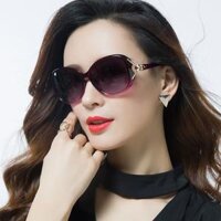 2018 new polarized sunglasses vòng mặt ladies sunglasses nữ mô hình ngôi sao thủy triều UV kính khuôn mặt lớn thanh lịch