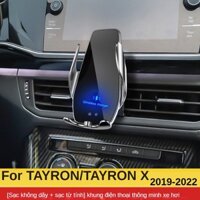 2019-2022 Dành Cho Xe Volkswagen TAYRON X Giá Đỡ Điện Thoại Sạc Không Dây Ô Tô Điện Thoại Di Động Gắn Giá Đỡ GPS Hỗ Trợ