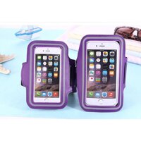 2019 New Running Bags Men Women Armbands Touch Screen Cell Phone Arms Band Phone Case Sports Accessories for 7 Plus Smartphone - Purple L