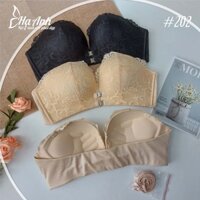 202 - Áo cúp ngực quây ngang cài trước nam châm chống tuột siêu nâng có tặng kèm dây