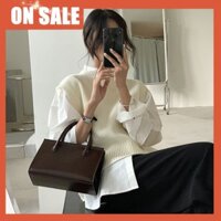 2021 Korean version of the new vintage wax wax one-shoulder handbag women's bag all over the diagonal straddle bag