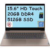 2021 Lenovo Ideapad 3 15 Premium Laptop I 15.6" HD Touchscreen Display I Intel Pentium Gold 6405U I 20GB DDR4 512GB SSD I Dolby Audio 720p Webc...