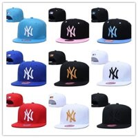 2021 thời trang mlb ny mũ phẳng thêu mũ tròn mũ hip hop