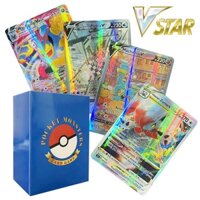 2022 New Pokemon Cards Holographic Board Game Vstar Vmax GX DIY Charizard Energy Trading Card Game English Version Kids Gift 0S2W