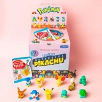 2022 Pokémon Mù Túi Mù Hộp Cao Su Có Thể Tháo Rời Có Thể Lắp Ráp Bán Buôn Cao Su Hoạt Hình Cao Su