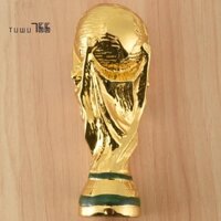 2022 Qatar World Cup Cúp Full Mạ Vàng Nhựa Mẫu Cốc Lưu Niệm Bóng Đá Thủ Công Trang Trí Người Hâm Mộ