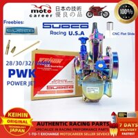 2022 Thiết kế mới BÌNH XĂNG CON Ga dẹp PWK 28 óng ánh Bộ Chế Hòa Khí Racing SUDCO 28/30/32/34mm chuyên dụng cho xe máy quà tặng thêm vòi vòi phun bình xăng ứng tuyển Tốc Độ Cao Gắn Cho Xe Máy Có Khả Năng Tự Châm Dầu Từ OKO KOSO MIKUNI chất lượng