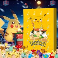 2023 Christmas Pokemon Figure 24 Days Countdown Advent Calendar Surprise Gift