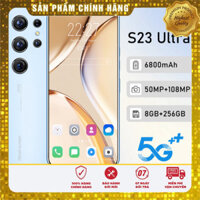 2023 Điện thoại S23 Ultra dưới 1 triệu 8+256GB thông màn hình lớn 7.3inch dien thoại di độ ng giá rẻ Hỗ trợ pin 6800