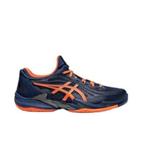 2023 Giày bóng bàn nam ASICs FF 3 mới, chống trượt, bền, cổ thấp, màu cam xanh qa7m