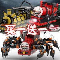2023 Hell Charles Lắp Ráp Khối Xây Dựng Tương Thích Lego Kinh Dị Xe Lửa Nhện Quà Tặng Đồ Chơi Nam 2023 Hell Charles Lắp Ráp Khối Xây Dựng Tương Thích Lego Kinh Dị Tàu Nhện Quà Tặng Đồ Chơi Nam