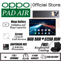 2023 MẪU MỚI Oppo Pad Air 12 inch Android 12.0 [RAM 16GB 512GB ROM] Máy tính bảng Android hai SIM 4G LTE WiFi 2.4/5G