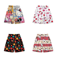 2023 Phong Cách Mới Trẻ Em Adult kitty Họa Tiết Quần Short hello kitty Quần Đi Biển