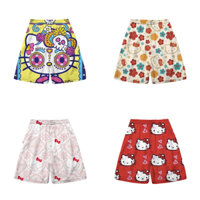 2023 Phong Cách Mới Trẻ Em Người Lớn hello kitty Quần Short Dễ Thương KT Đi Biển
