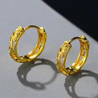 2023 Quốc Gia Phong Cách Hợp Thời Trang Bông Tai Rồng Vàng Nam Hợp Thời Trang Cao Cấp Ánh Sáng Sang Trọng Bông Tai Nữ20250219