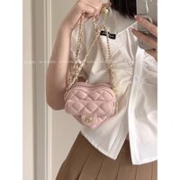 2023 Summer New Chain Bag Women's Bag Love Chanel Style Fashion Messenger Bag Korean Mini Shoulder Rhombus