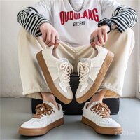 2023 Summer new German training shoes men's trendy all-match men's canvas shoes thick-soled sports casual skateboard shoes men's shoes 4BXG