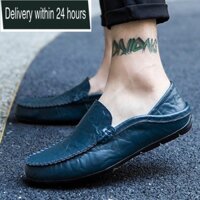 2023 Thời Trang Nam Giày Da Da Da Nam Giày Slip On Nam Loafers QB3Q
