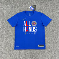 2023nba Trận Đấu Sau Mùa Áo Los Angeles Clippers Bóng Rổ Nhanh Khô Áo Thun Ngắn Tay Kowy Leonard Khởi Động Thể Thao Bắn Súng Xuất Hiện Đồng Phục