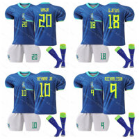 2024-25 Brazil Sân Khách Bóng Đá Người Lớn Trẻ Em Áo Bộ Neymar Vinicius Richarlison Chúa Giêsu Thể Thao Bộ Tất
